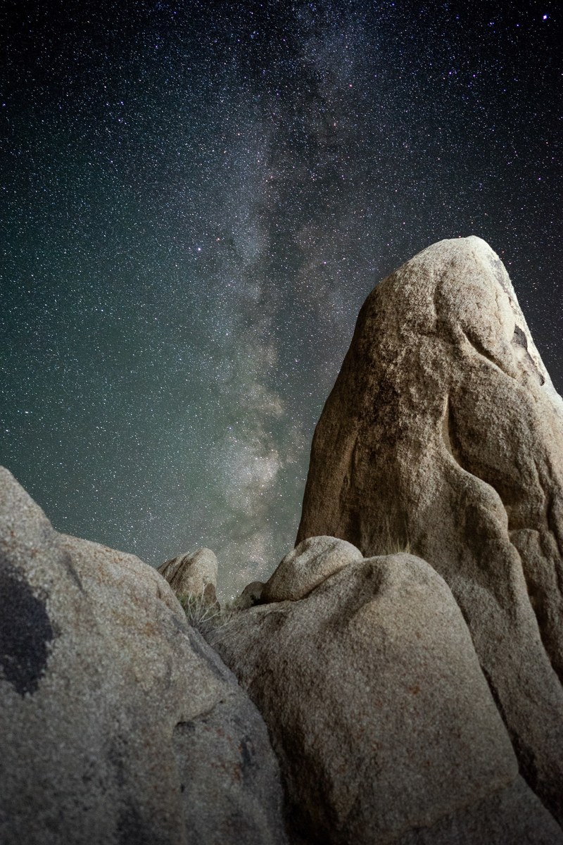 rock sky star and night hd, 4k