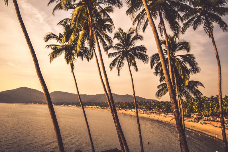 pallolem beach goa india 4k