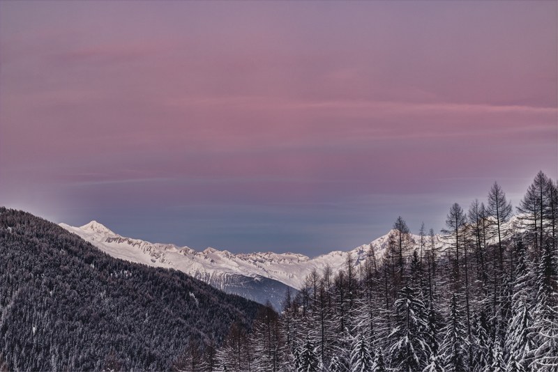 mountain mountain range sunset and sunrise 4k