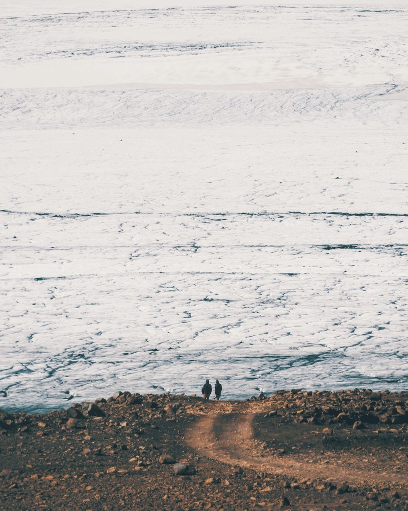 langjokull glacier 4k