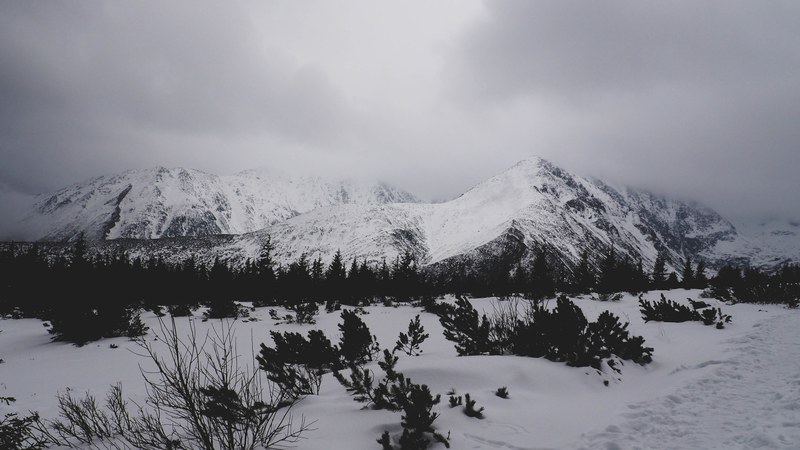 winter in tatra mountains 4k