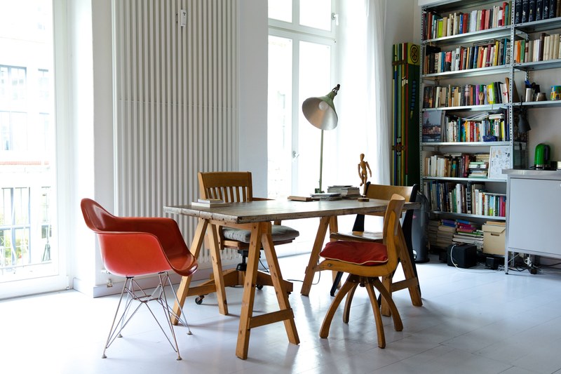 chair table office and house 4k
