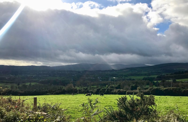 nature ireland field and irish 4k