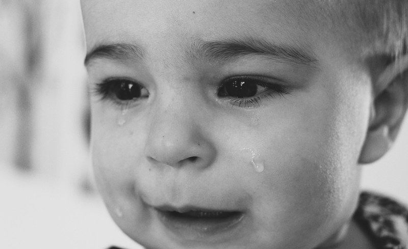 child baby and tear 4k
