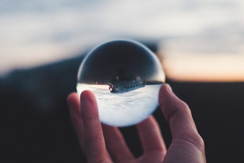 person hand glass and upside down 4k