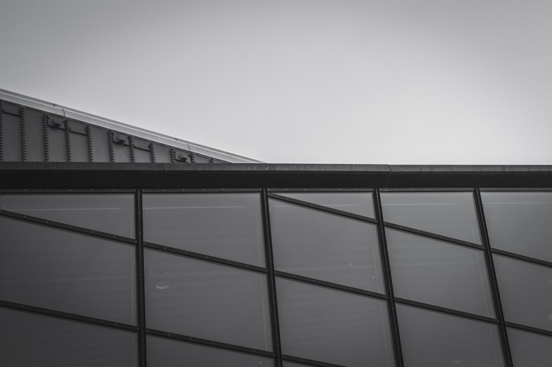 the netherland rotterdam black and white and sky 4k