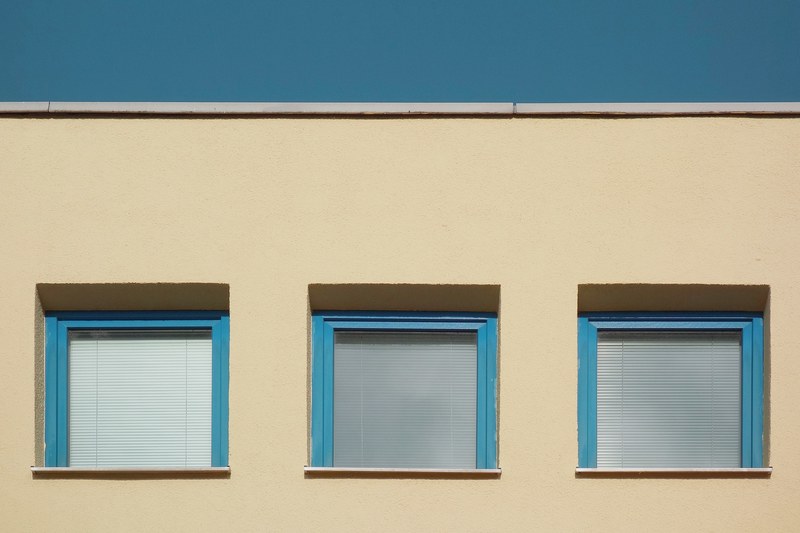window facade architecture and house 4k