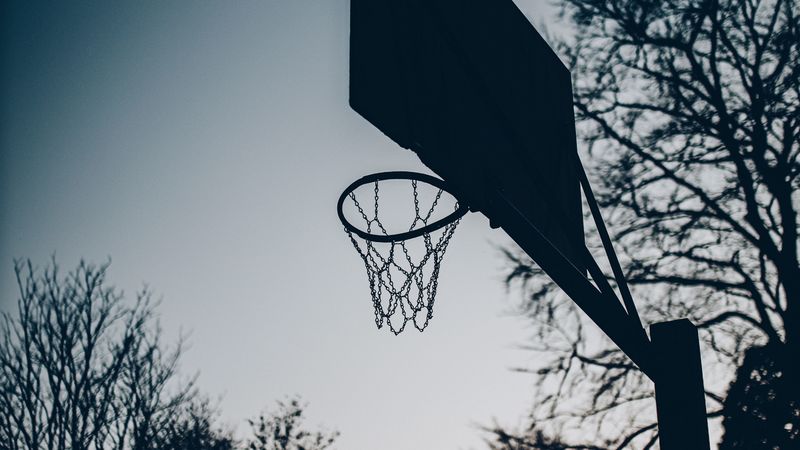 basketball backboard, basketball hoop, net, 4k