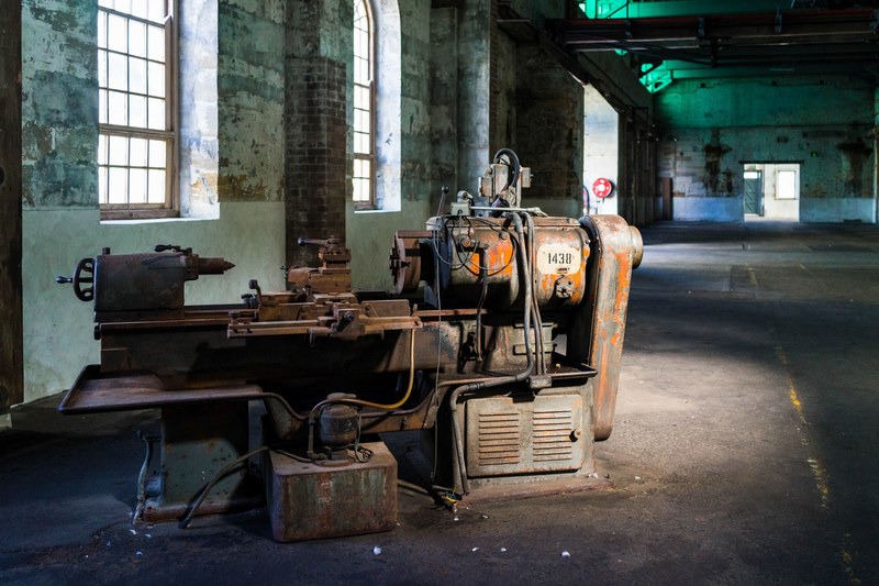machine factory industrial and lathe 4k