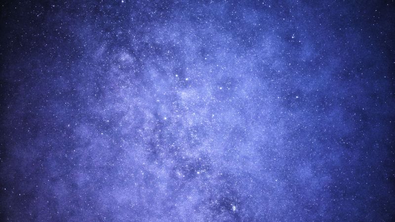 starry sky, night, purple, 4k