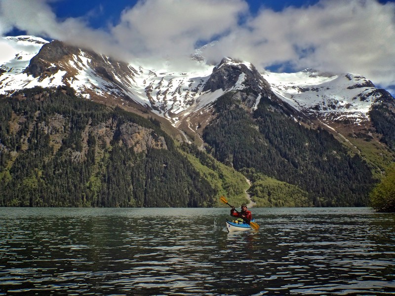 paddling chilkoot lake haines ak 4k