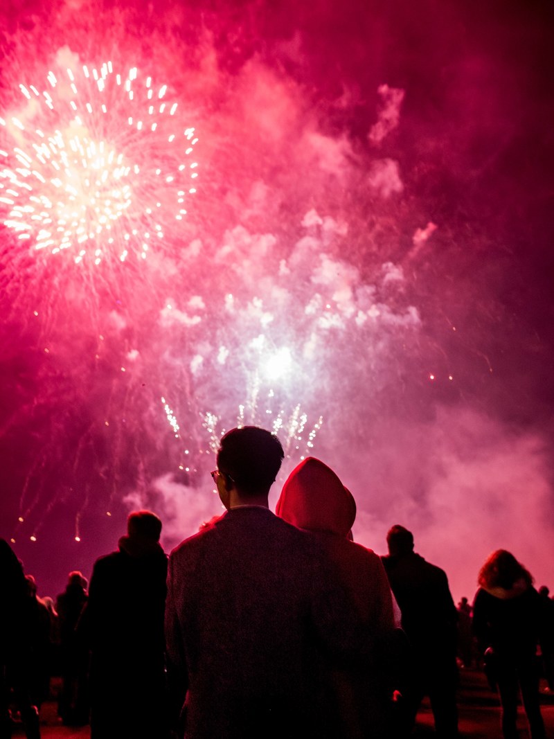 firework love relationship and person hd, 4k
