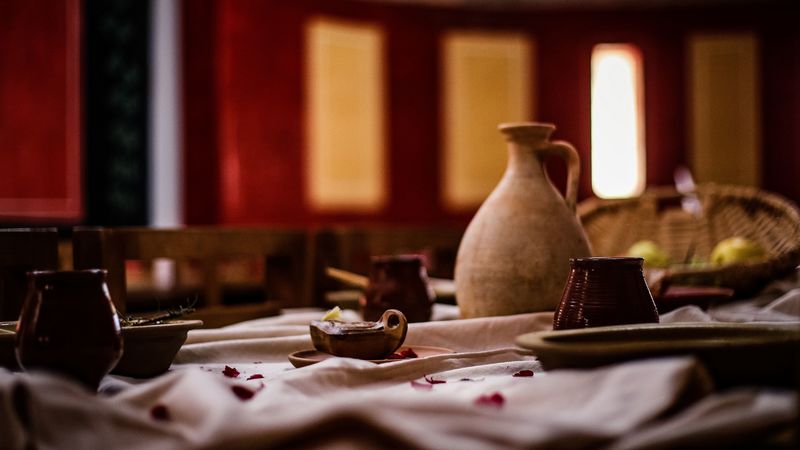 jug, dishes, blur, 4k