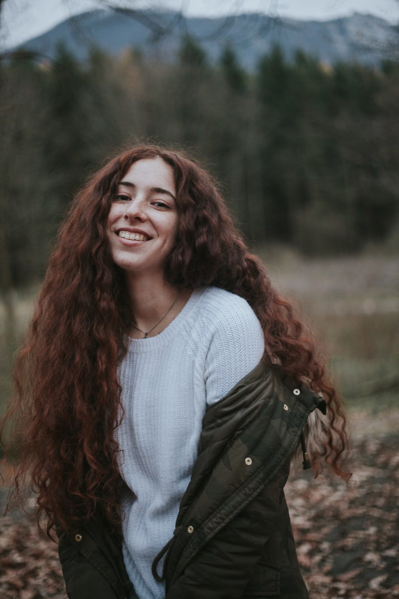 woman female tree and woodland hd, 4k