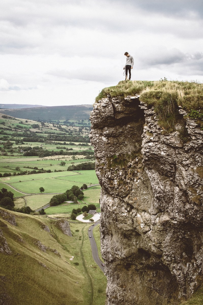 rock cliff man and male hd, 4k