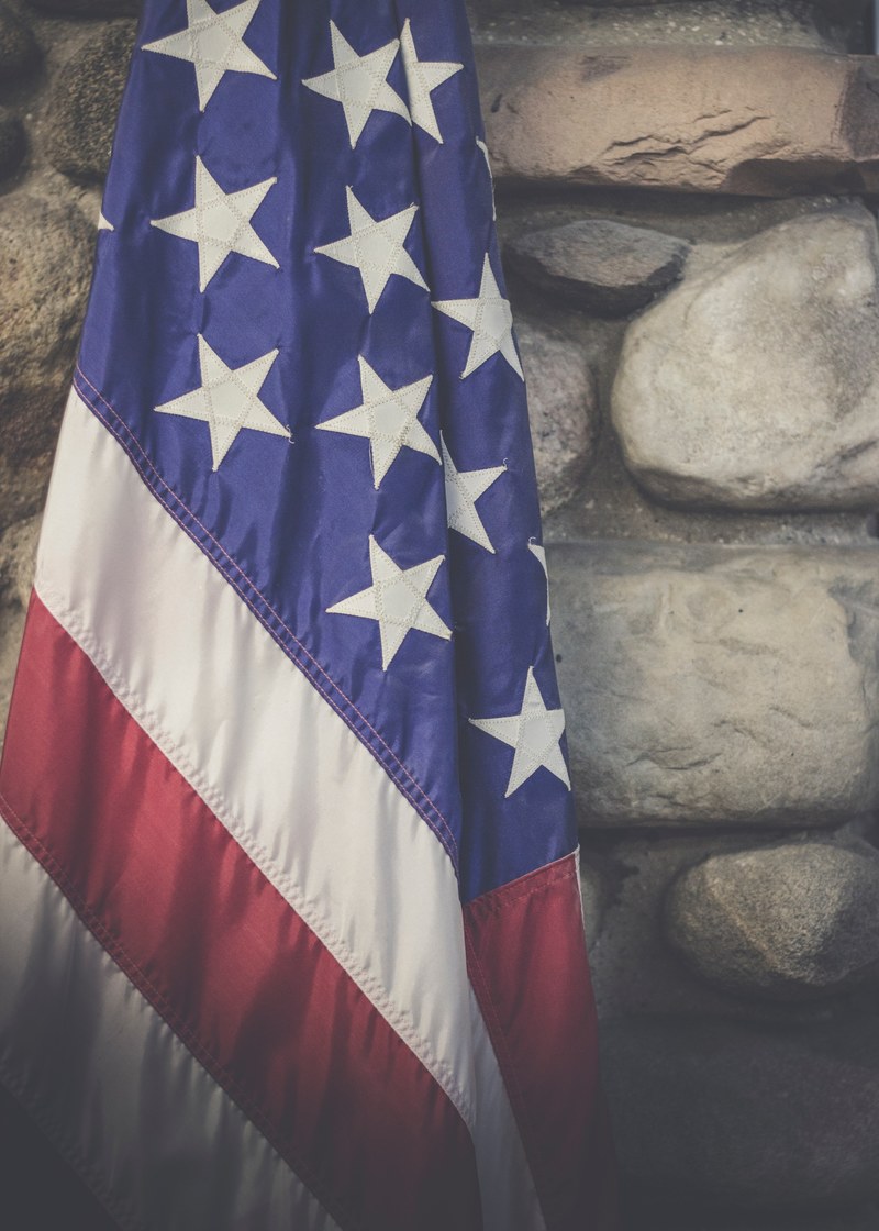 american flag flag american and star hd, 4k