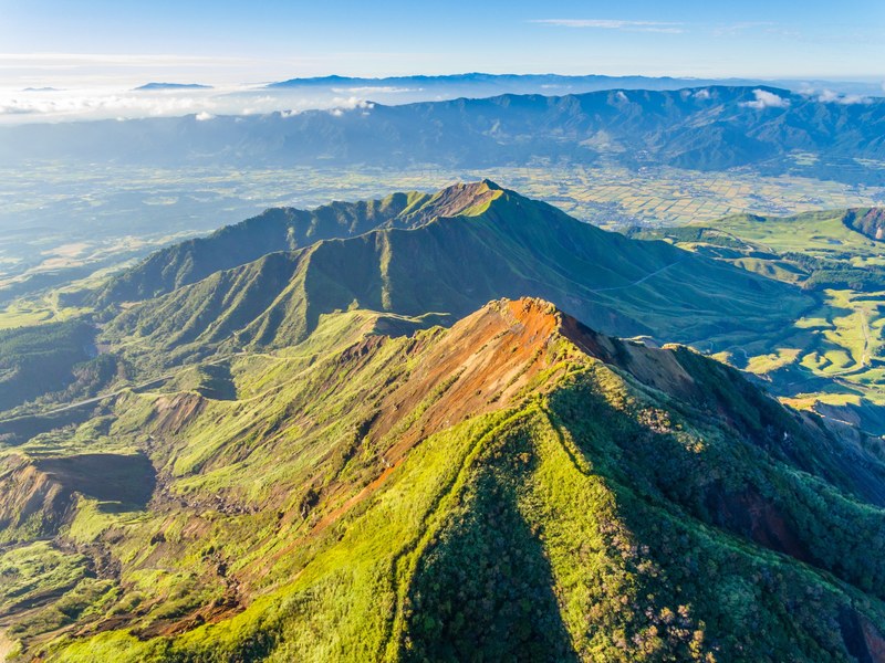 mountain mountain range mountain ridge and landscape 4k