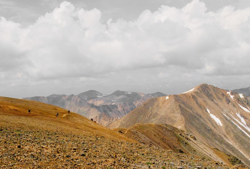 highland mountain ridge hiking and mountain 4k