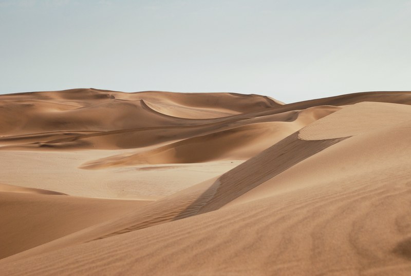 desolate sandy terrain in the dunes of namib desert, dunes of namib desert 4k