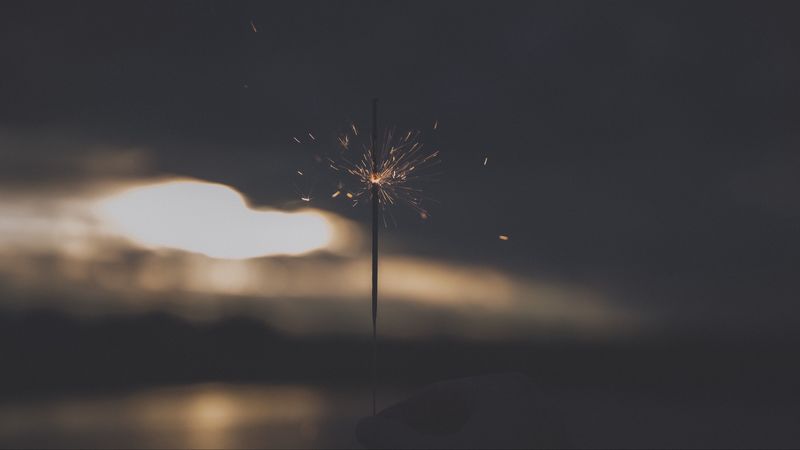 bengal fire, sparks, blur, 4k