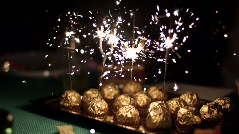 candy, bengal lights, love, 4k