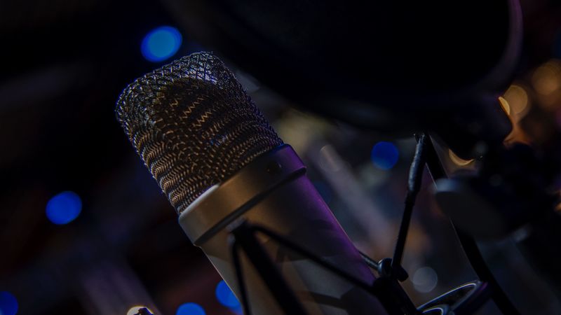 microphone, audio, equipment, 4k