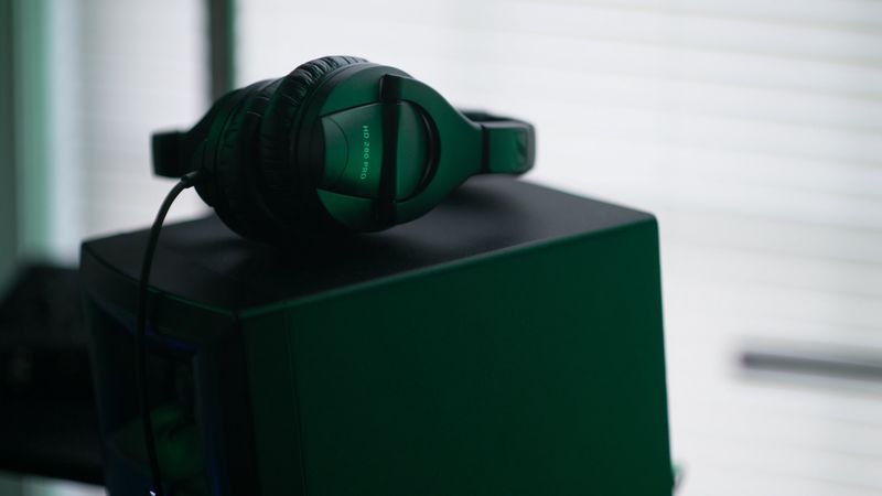 headphones, music, audio, 4k