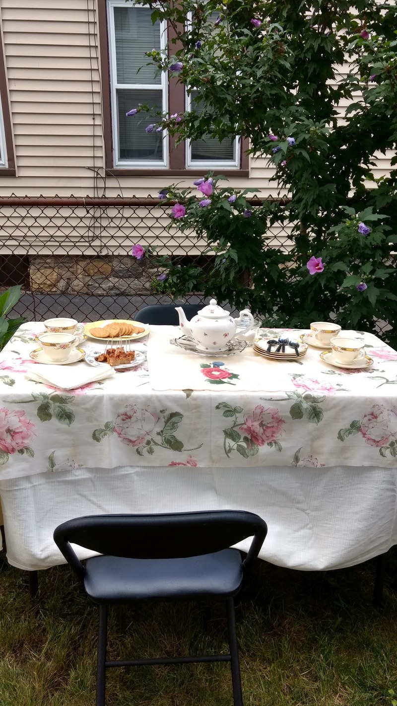 garden tea party 4k