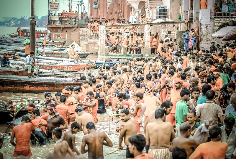 orange shiva religion and person 4k