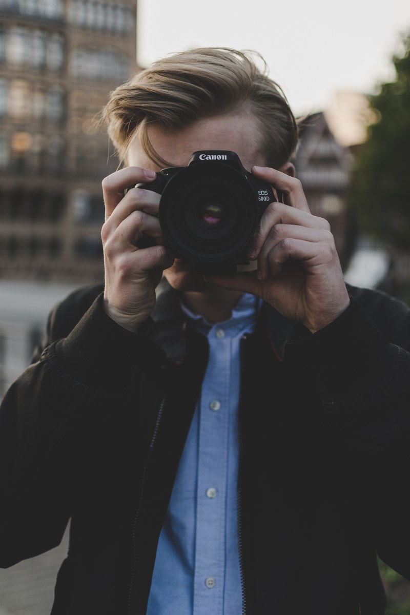 photographer portrait taking photo and man hd, 4k