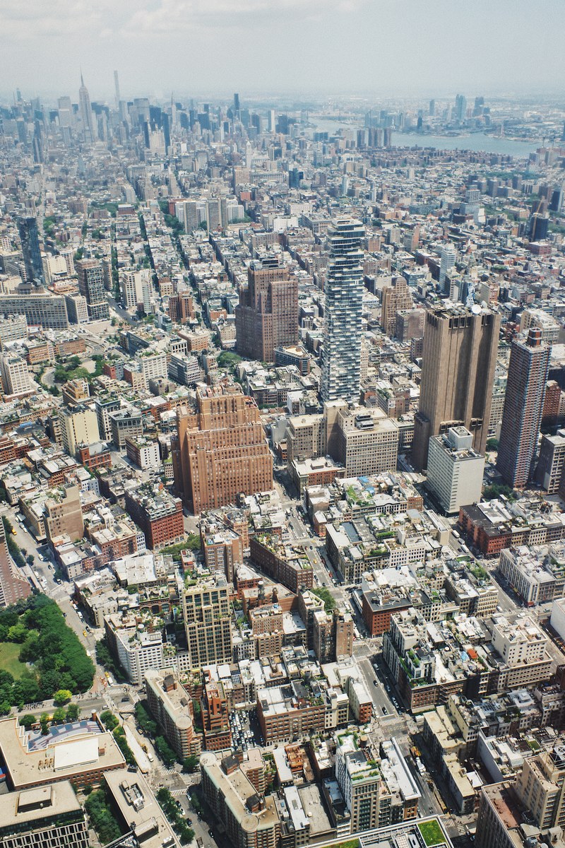 drone drone view cityscape and new york hd, 4k