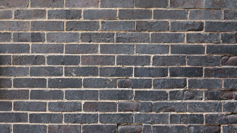 brick wall, gray, texture, 4k