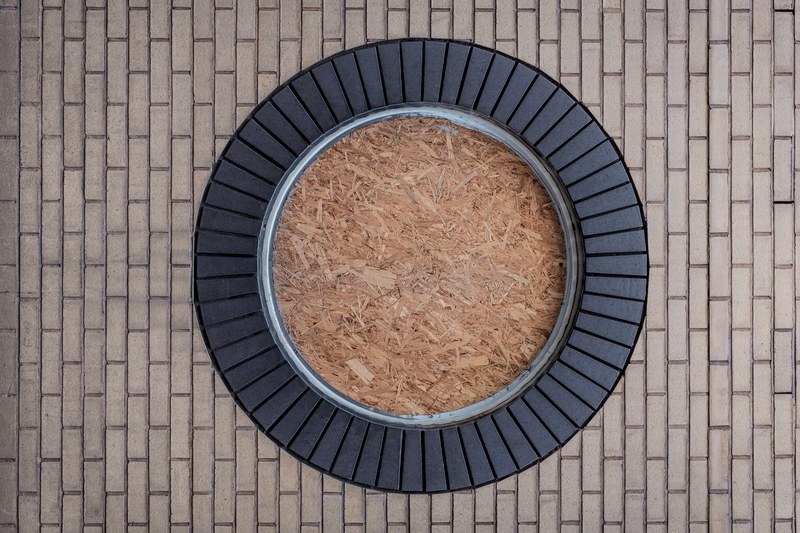 circle geometric brick and round 4k
