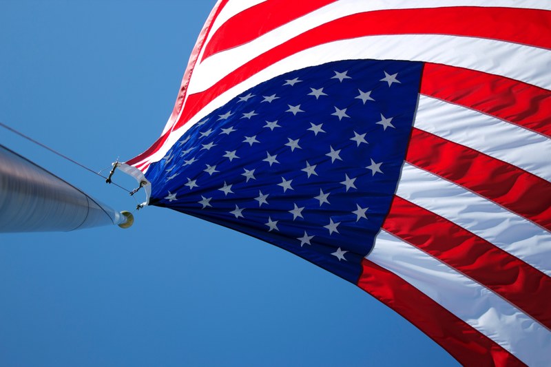 flag american flag flagpole and flag pole 4k