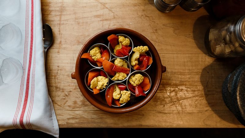 cauliflower, pepper, carrots, vegetables, 4k