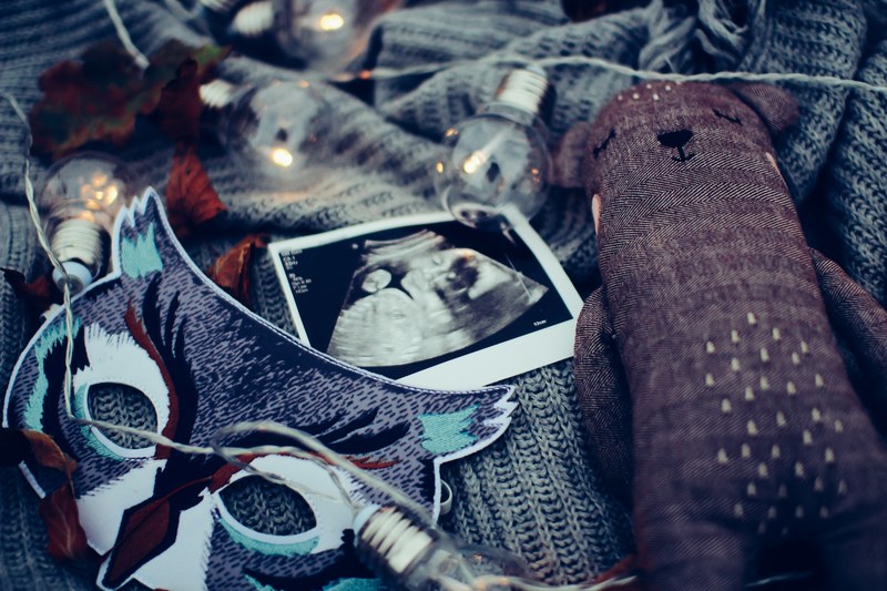 baby pregnancy ultrasound and mask 4k