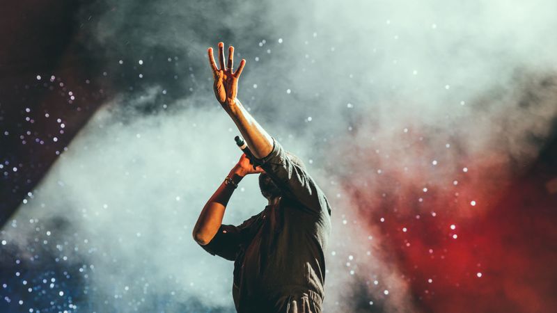 singer, performance, microphone, 4k