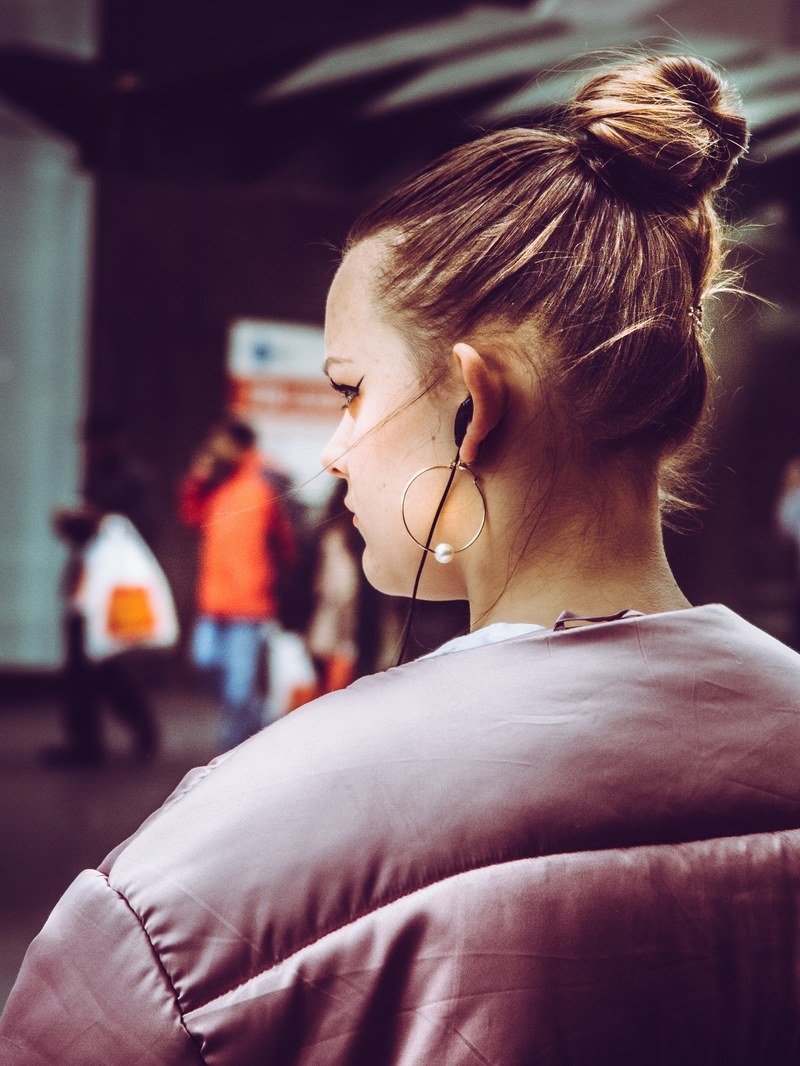 woman hair hair bun and portrait hd, 4k