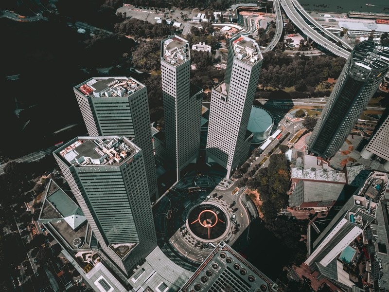 4 great buildings amp a great fountain 4k