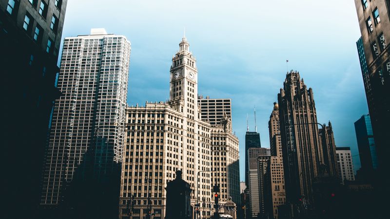 chicago, usa, skyscrapers, buildings, architecture, 4k