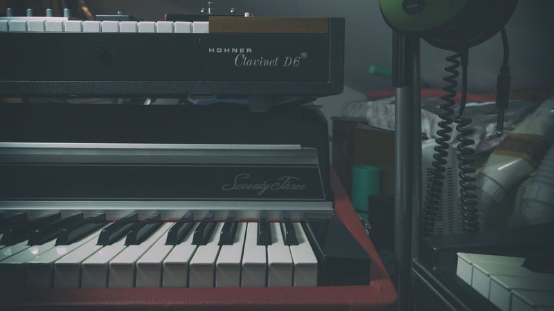 synthesizer, piano, musical instrument, 4k