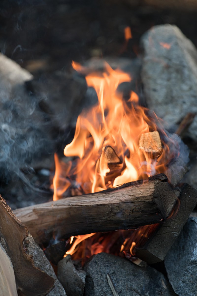 rock burn stick and wood hd, 4k