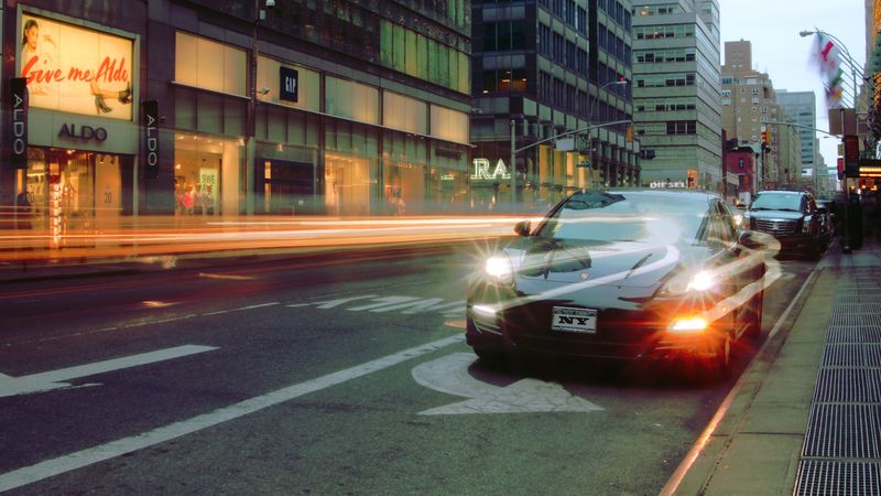 car, city, building, street, 4k