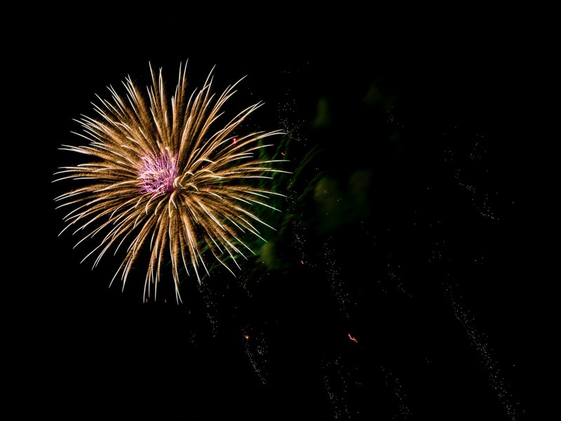 firework color independence day and july 4 4k