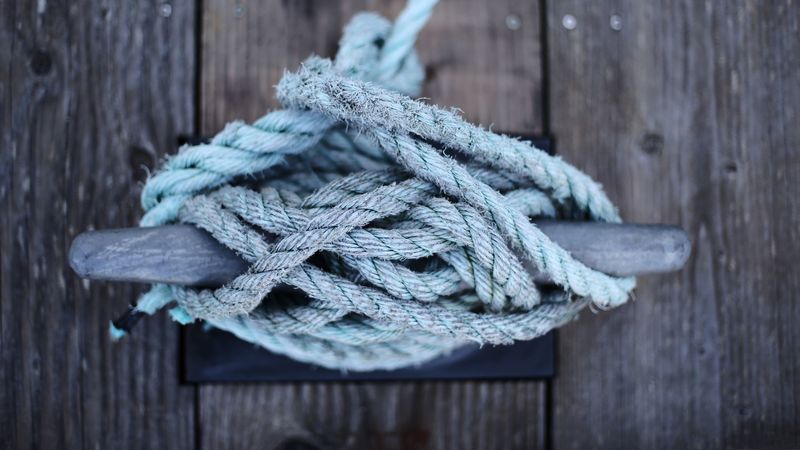 hawser, rope, wicker, 4k