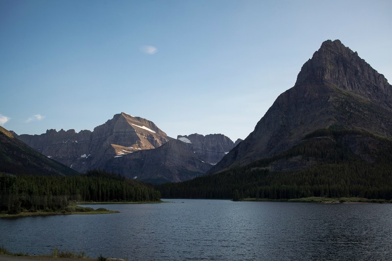 lake outdoor montana and glacier national park 4k