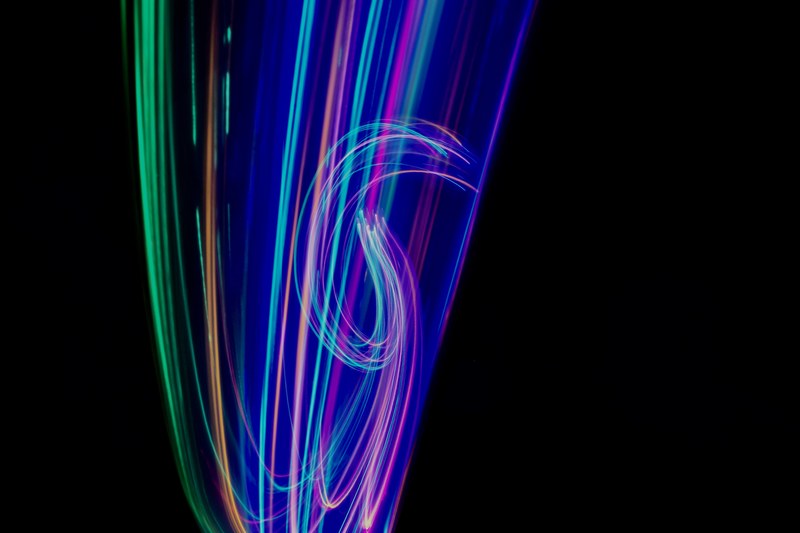 lights dark light and light art 4k
