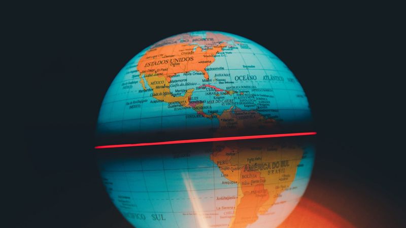 globe, backlight, ball, 4k