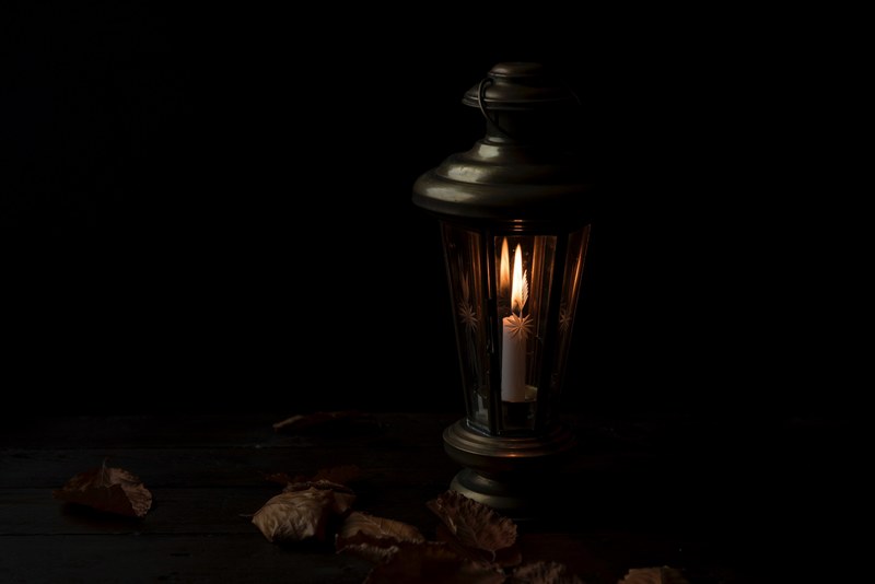 candle candle light lantern and dim 4k