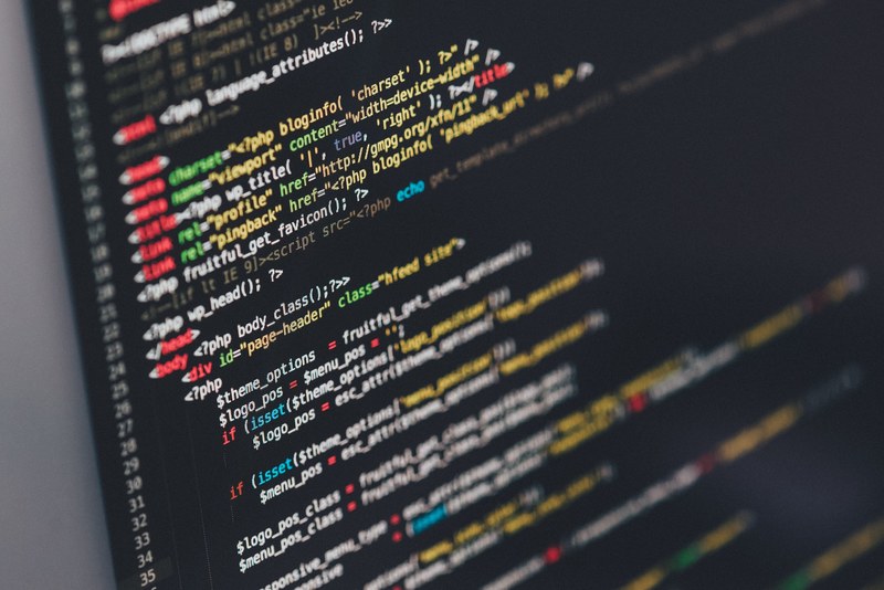 close up of lines of code on a computer screen, colorful lines of code 4k